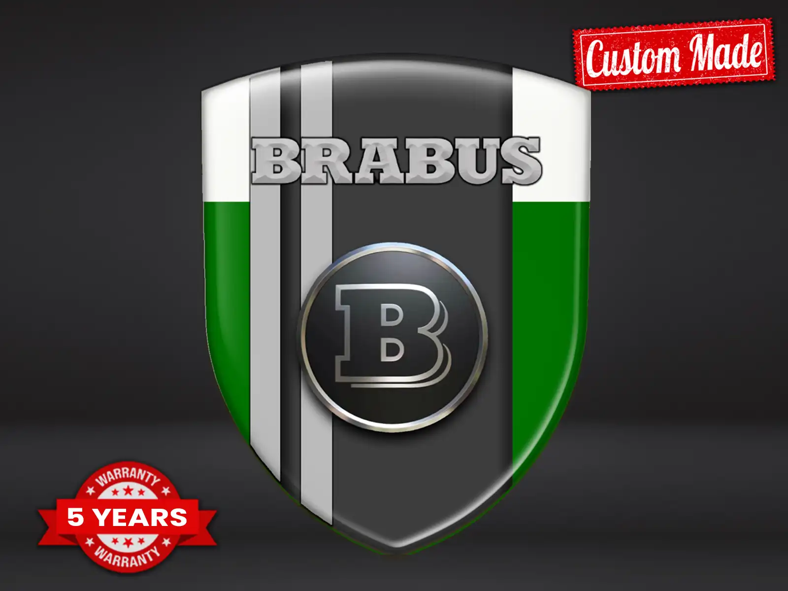 Brabus Logosticker Robust Universal Hochwertig